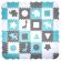 Covor puzzle /tarc de joaca insportline smarfino 30 x 30 x 1 cm, 36 piese