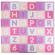Foam puzzle mat insportline abecino 30 x 30 x 1 cm, 36 pieces,