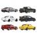 Hot wheels silver series set 6 masinute metalice tematica japoneza