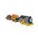 Thomas locomotiva motorizata echipa pe santier thomas and terence cu 2 vagoane