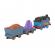 Thomas locomotiva motorizata thomas crystal caves cu 2 vagoane