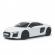 Masina cu telecomanda audi r8 alb cu scara 1 :24