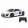 Masina cu telecomanda audi r8 alb cu scara 1 :24