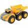 Camion basculant dickie toys volvo articulated hauler 23 cm cu lumini si sunete
