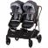 Carucior gemeni chipolino duo smart 2 in 1 silver grey