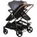 Carucior gemeni chipolino duo smart 2 in 1 silver grey