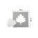 Covoras de joaca puzzle 120x120 cm momi feli grey