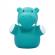 Lampa de veghe cu led, forma hipopotam, albastru, lumilu mini zoo hippo, reer