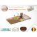 Saltea copii mykids fibra de cocos integral 120x60x12 husa bumbac imprimat
