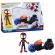 Set motocicleta si figurina miles morales spider man spidey prietenii extraordinari 10 cm