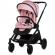 Carucior copii 3 in 1 chipolino magnum pink marshmallow