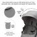 Carucior copii 4 in 1 kinderkraft newly moonlight grey