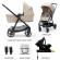 Carucior copii 4 in 1 kinderkraft sand beige