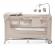 Patut travel kinderkraft joy 2 cu accesorii si geanta transport beige