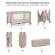 Patut travel kinderkraft joy 2 cu geanta transport beige