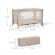 Patut travel kinderkraft joy 2 cu geanta transport beige