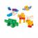 Set constructie polym - camion cu remorca creativ pentru copii (114 piese)