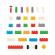 Set constructie polym - camion cu remorca creativ pentru copii (114 piese)