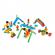 Set constructie polym - loc de joaca pentru copii (110 piese)
