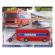 Transportator hot wheels euro hauler cu masinuta nissan 300 zx gts scara 1:64