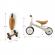 Tricicleta copii kinderkraft cutie light beige, scaun reglabil, varsta 1-3 ani