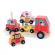 Camion cu 4 masinute din lemn vilac