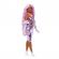 Papusa barbie deluxe style cu par mov