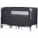 Patut pliabil chipolino relax anthracite linen cu laterala culisanta