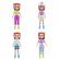 Set 2 papusi si accesorii polly pocket 27 piese
