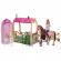 Set de joaca barbie mysteries cu calut si grajd