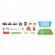 Set de joaca din lemn hape - trenulet rural (41 piese)