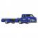 Transportator hot wheels mercedes-benz 55 blaues wunder cu masinuta mercedes-benz 300 sl scara 1:64