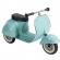 Trotineta ride on pentru copii vespa ambosstoy hape verde menta