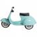 Trotineta ride on pentru copii vespa ambosstoy hape verde menta