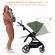 Carucior kinderkraft yoxi 3in1 (mink pro) mistic green
