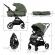 Carucior kinderkraft yoxi 3in1 (mink pro) mistic green