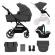 Carucior kinderkraft yoxi 3in1 (mink pro) moon grey