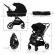 Carucior kinderkraft yoxi 3in1 (mink pro) pure black