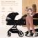 Carucior kinderkraft yoxi 3in1 (mink pro) pure black