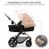 Carucior multifunctional kinderkraft moov 2 eva 4in1 sand beige