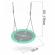 Leagan tip cuib pentru copii xxl, 100 cm, 150 kg, neo-sport 1081, verde