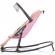 Scaunel balansoar bebelusi chipolino senso pink marshmallow wood