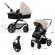 Carucior 3 in 1 kinderkraft moov 2, moonlight grey