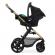 Carucior 3 in 1 kinderkraft moov 2, negru pur