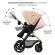 Carucior 3 in 1 kinderkraft moov 2, sand beige