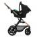 Carucior 3 in 1 kinderkraft moov 2, sand beige
