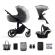 Carucior 3 in 1 kinderkraft prime 2 3in1 mink pro grey