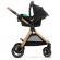 Carucior kinderkraft esme, 3 in 1, pure black