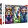 Puzzle trefl 1000 animale in vitraliu