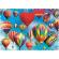 Puzzle trefl 600 cu piese ciudate - baloane colorate